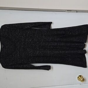 Eclipse long sleeve fall dress very stretchy with 2 front pockets A line